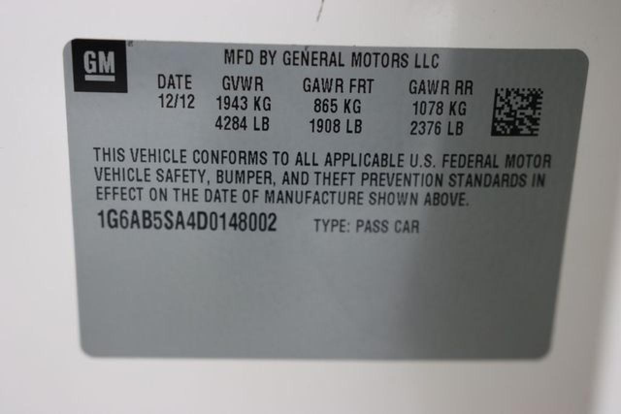 CADILLAC ATS 2013 — 46