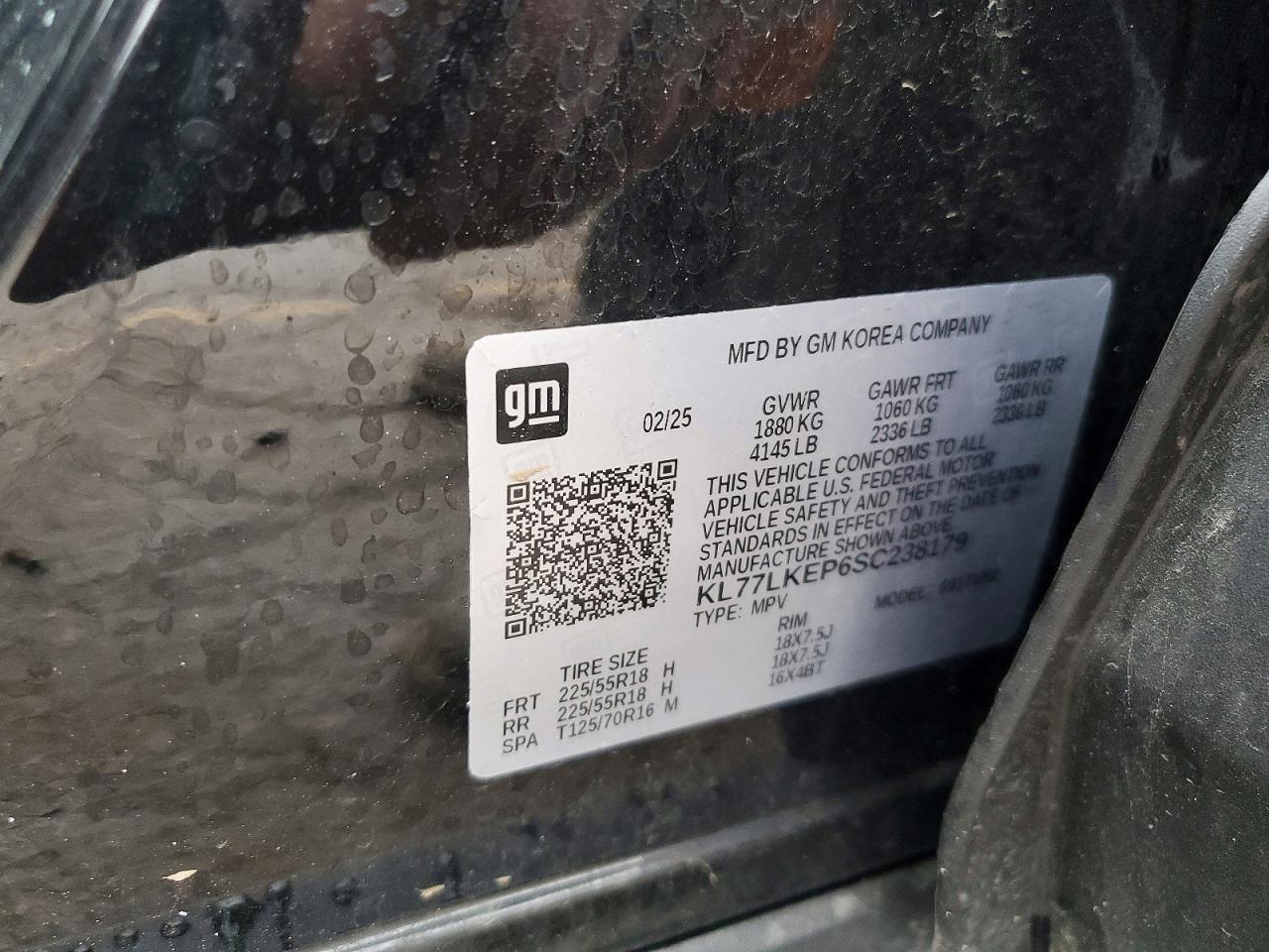 CHEVROLET TRAX 2025 — 14