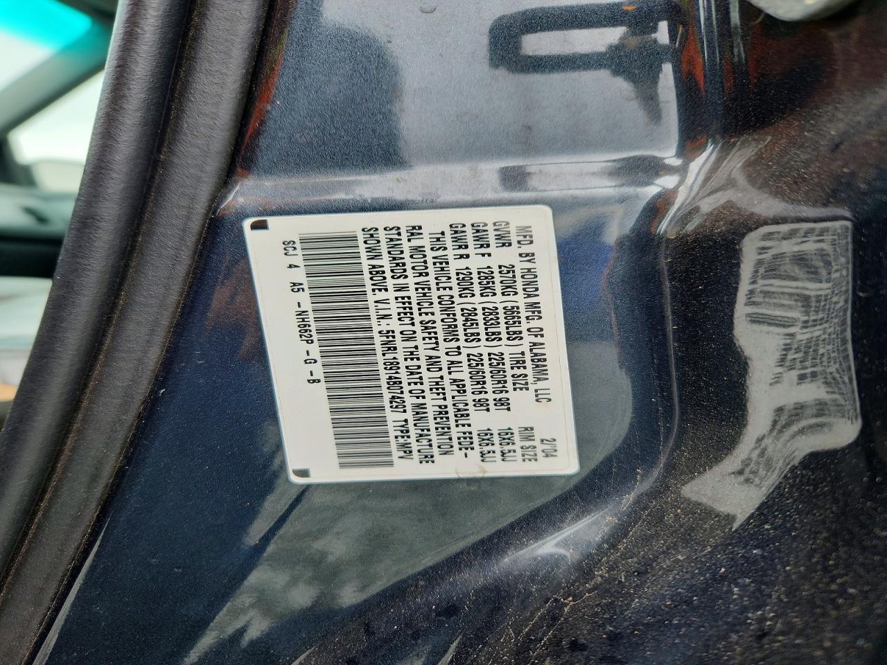 HONDA ODYSSEY 2004 — 14