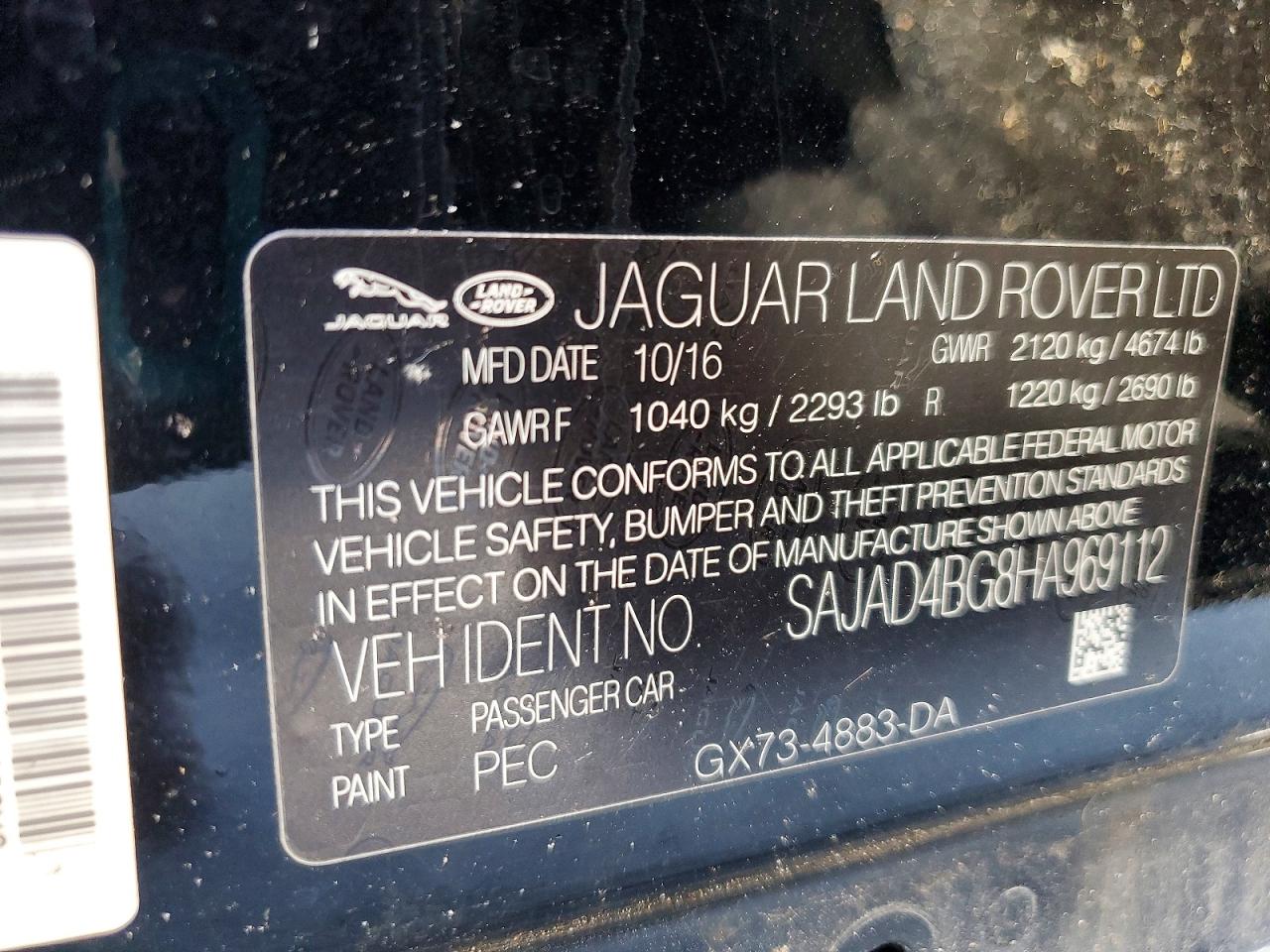JAGUAR XE 2017 — 13