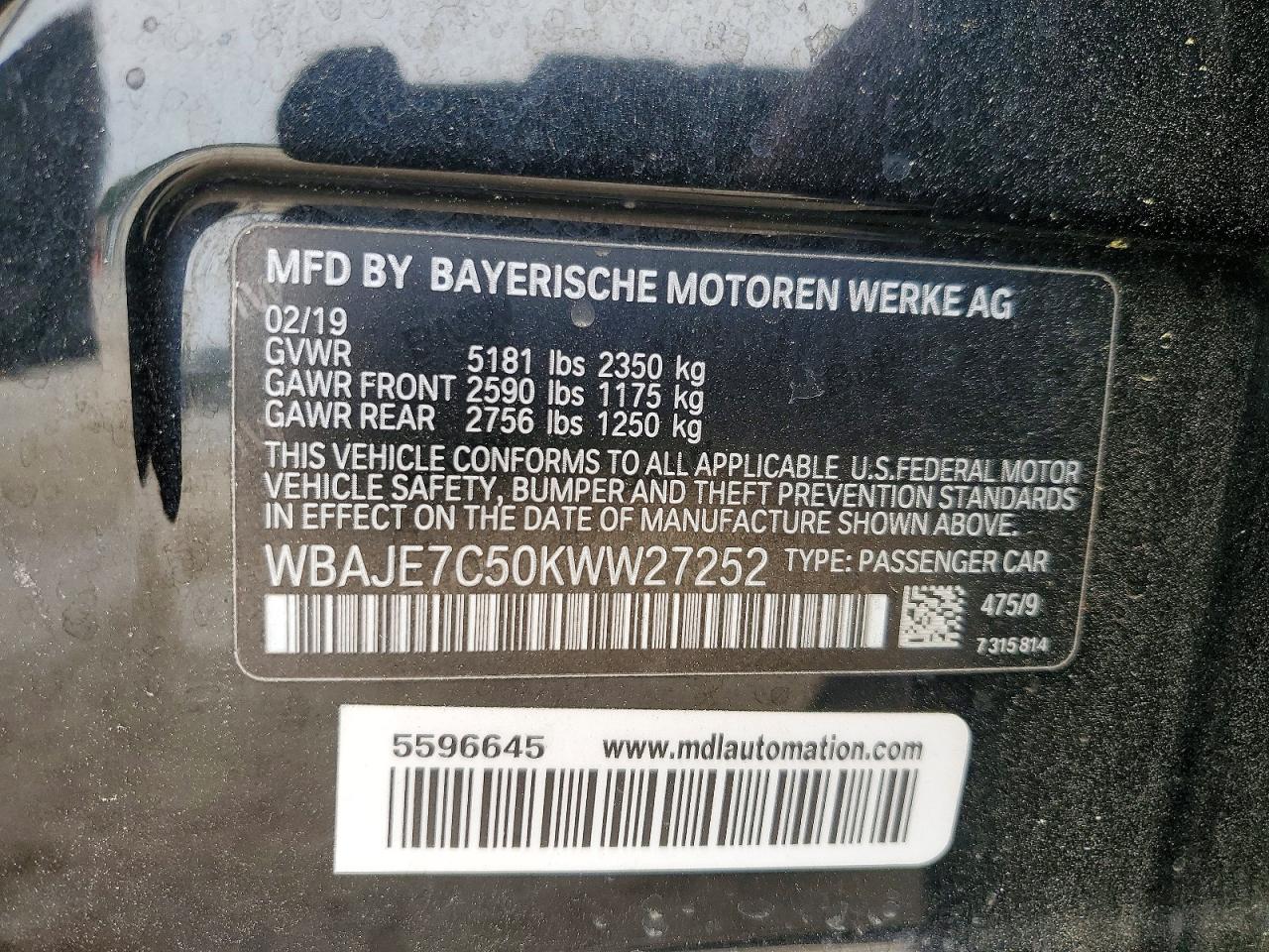 BMW 540 2019 — 13