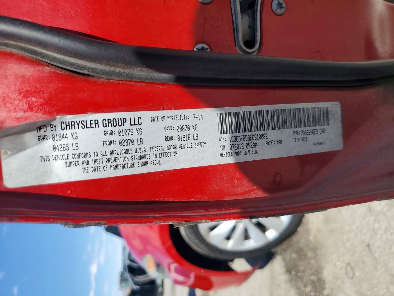 DODGE DART 2014 — 13