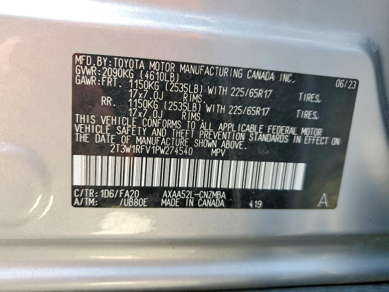 TOYOTA RAV4 2023 — 14