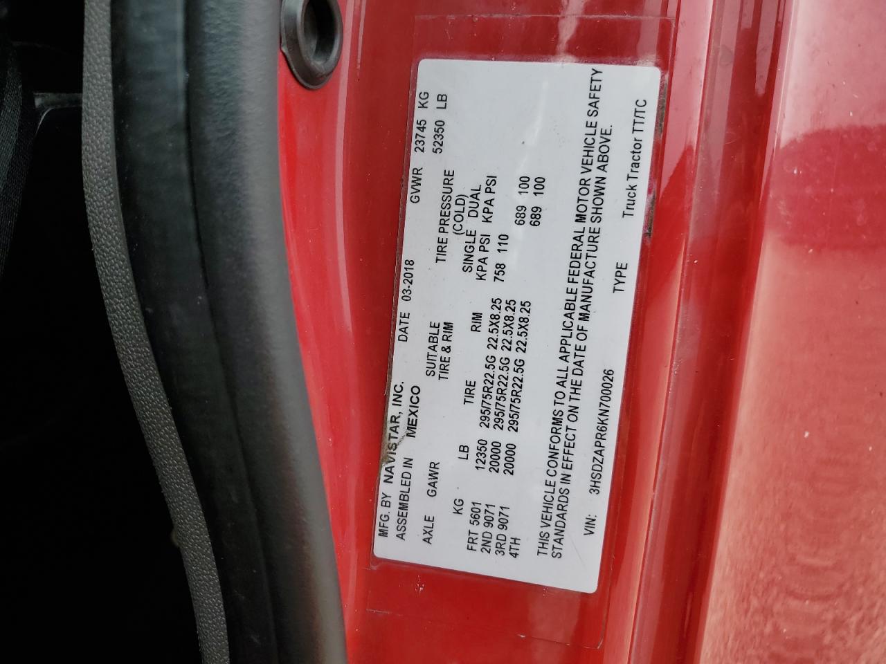 INTERNATIONAL LT625 2019 — 11