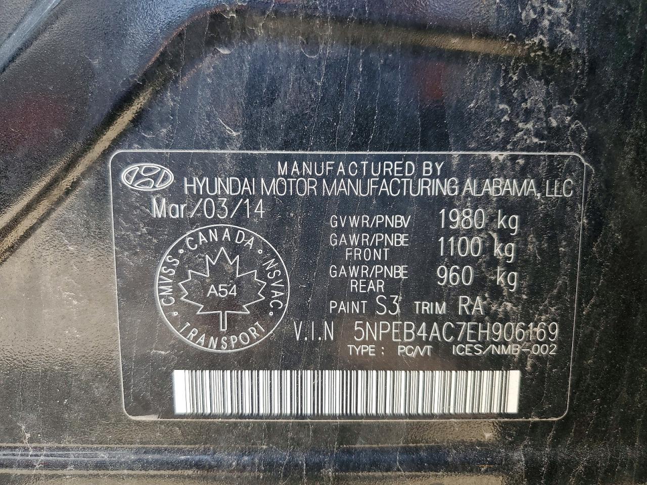 HYUNDAI SONATA 2014 — 13