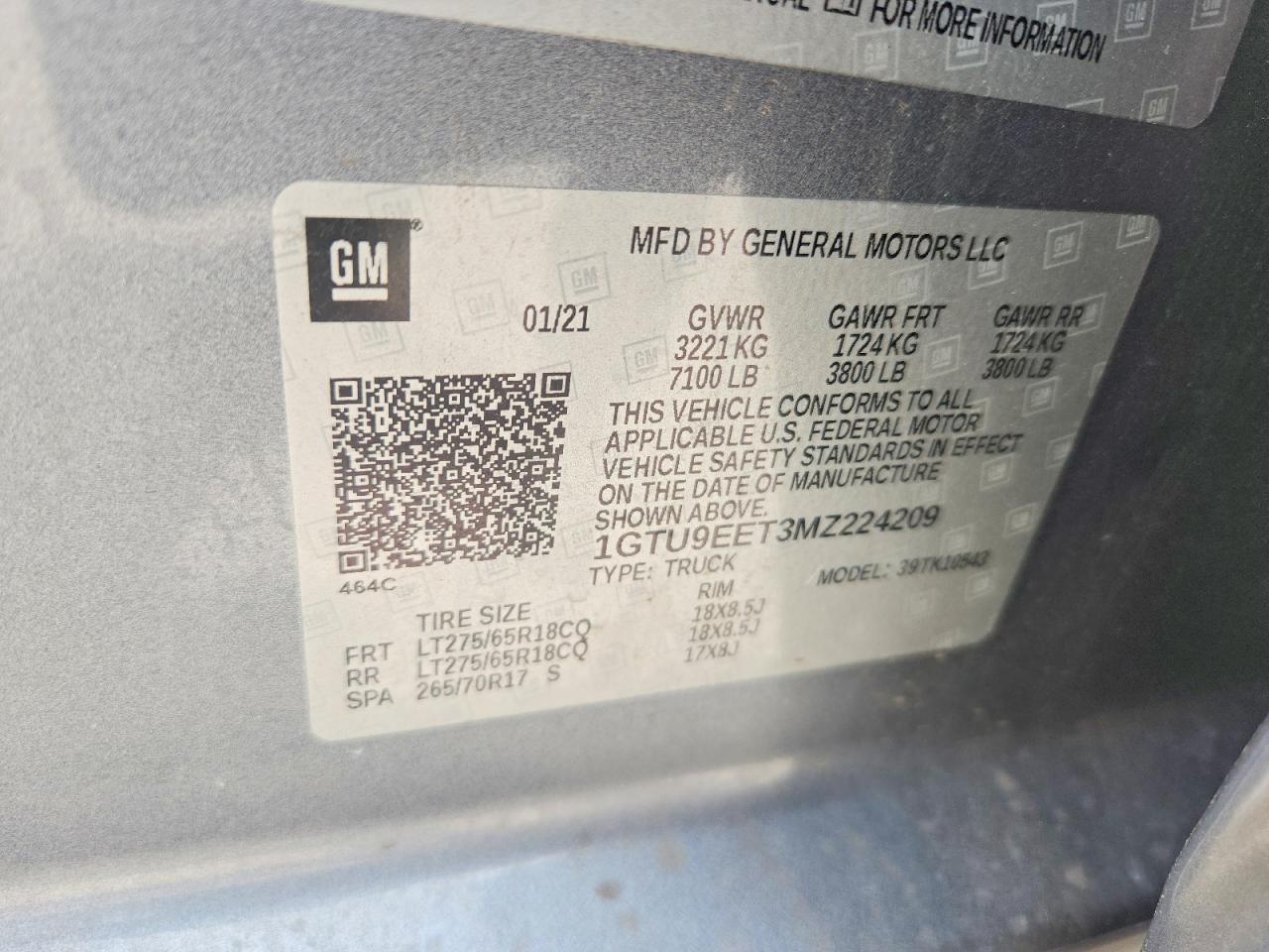 GMC SIERRA 2021 — 14