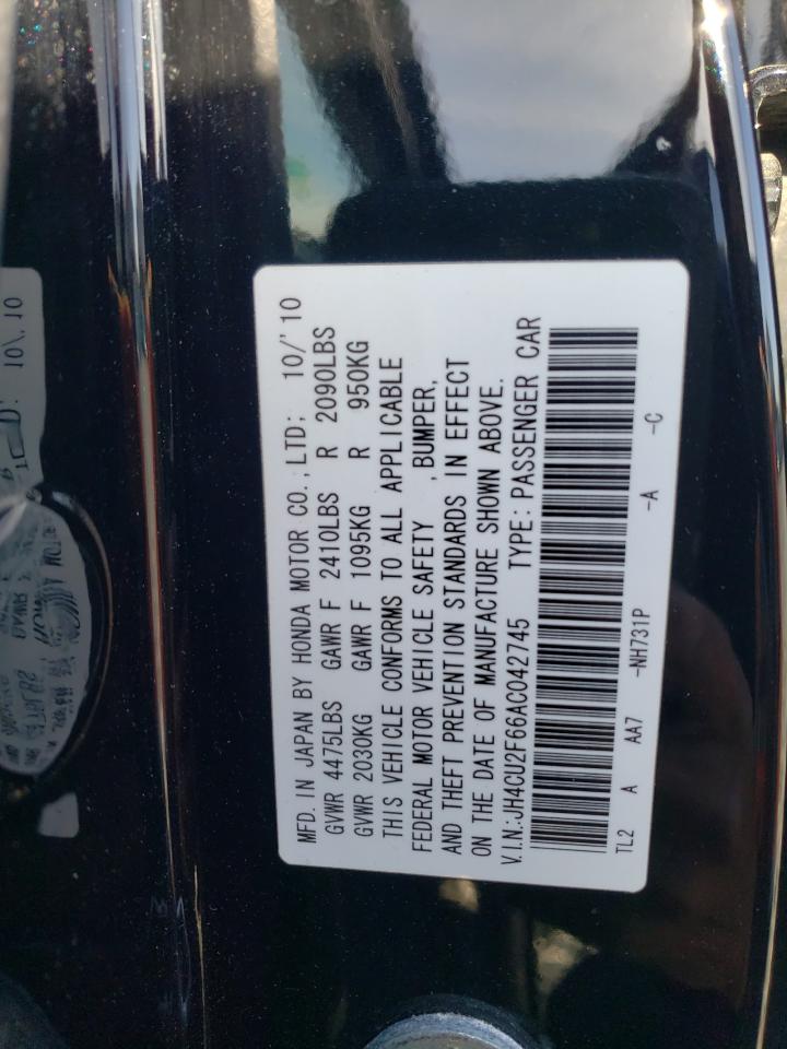 ACURA TSX 2010 — 14