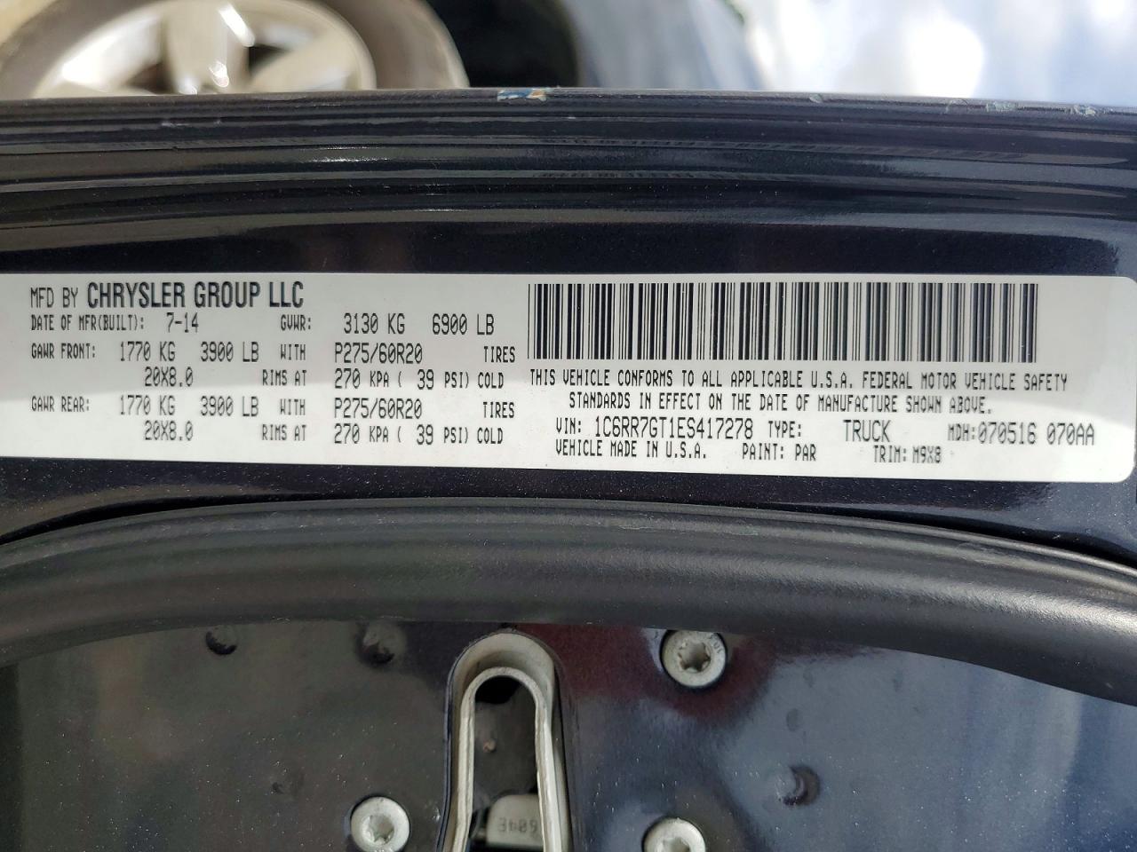 RAM 1500 2014 — 13