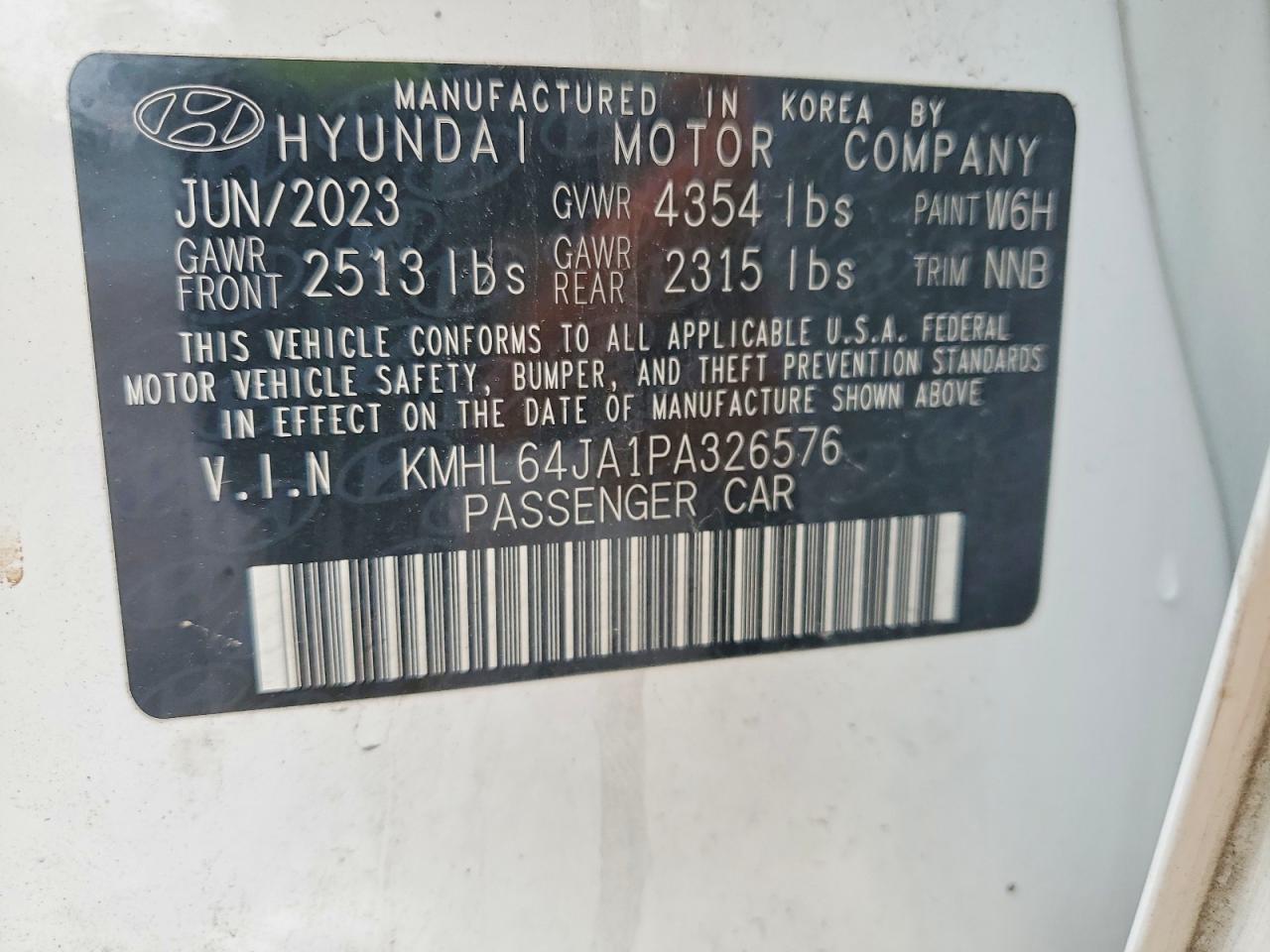 HYUNDAI SONATA 2023 — 14