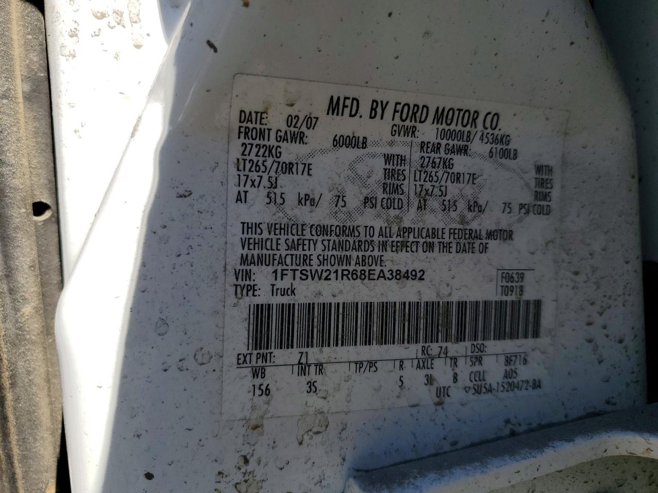 FORD F250 2008 — 13