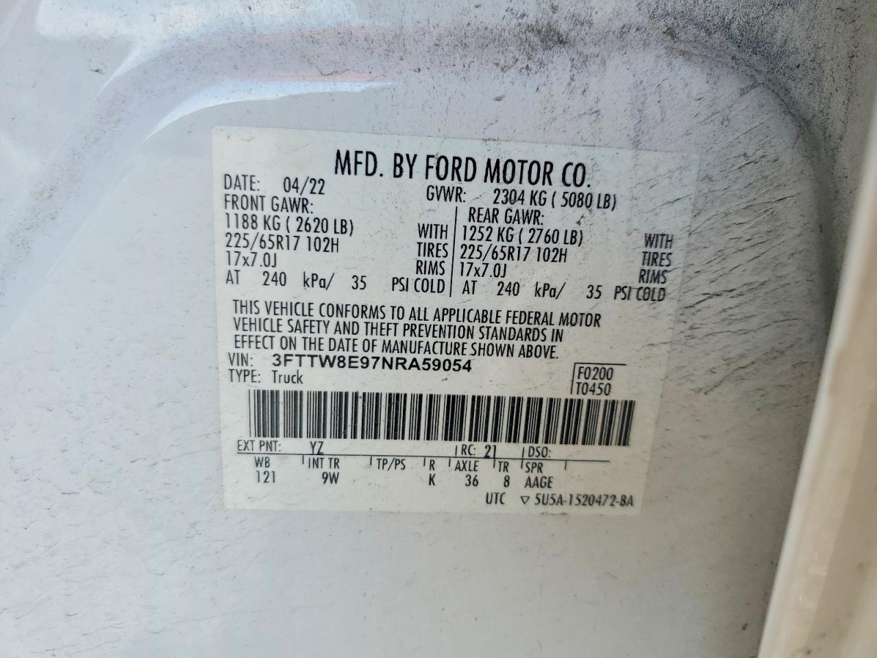 FORD MAVERICK 2022 — 13