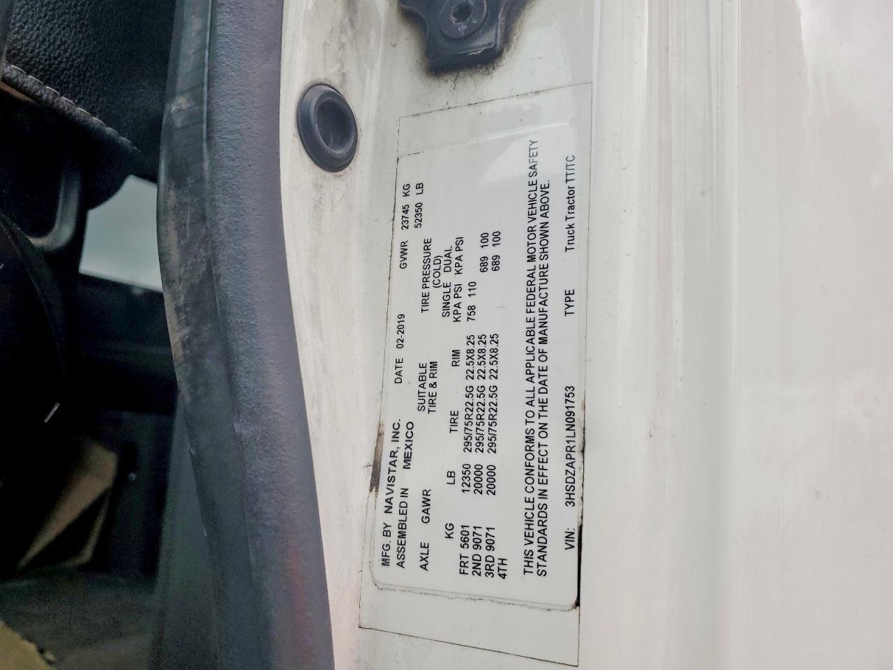 INTERNATIONAL LT625 2020 — 11