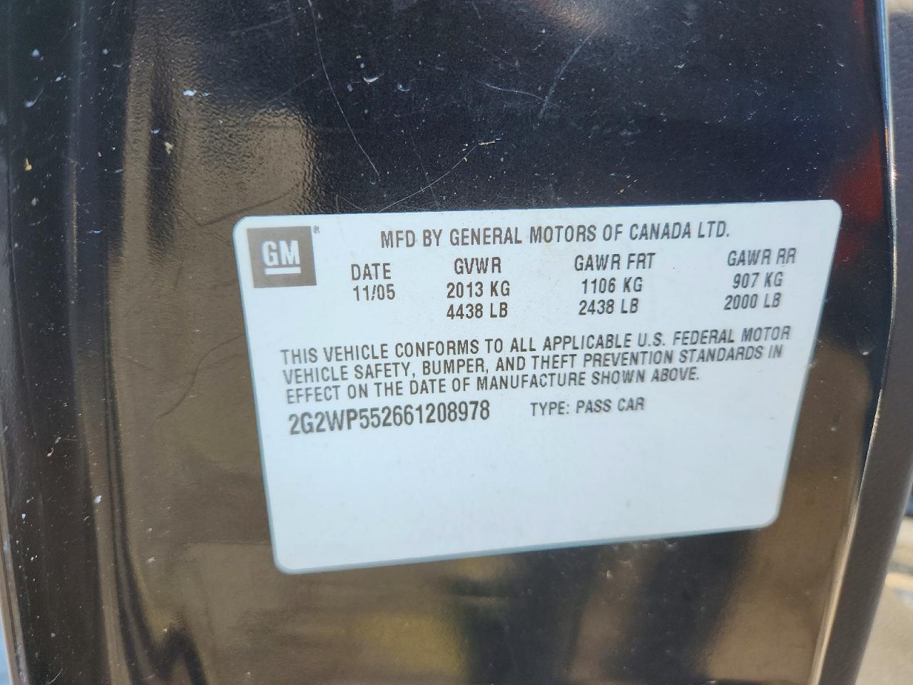 PONTIAC GRAND PRIX 2006 — 13