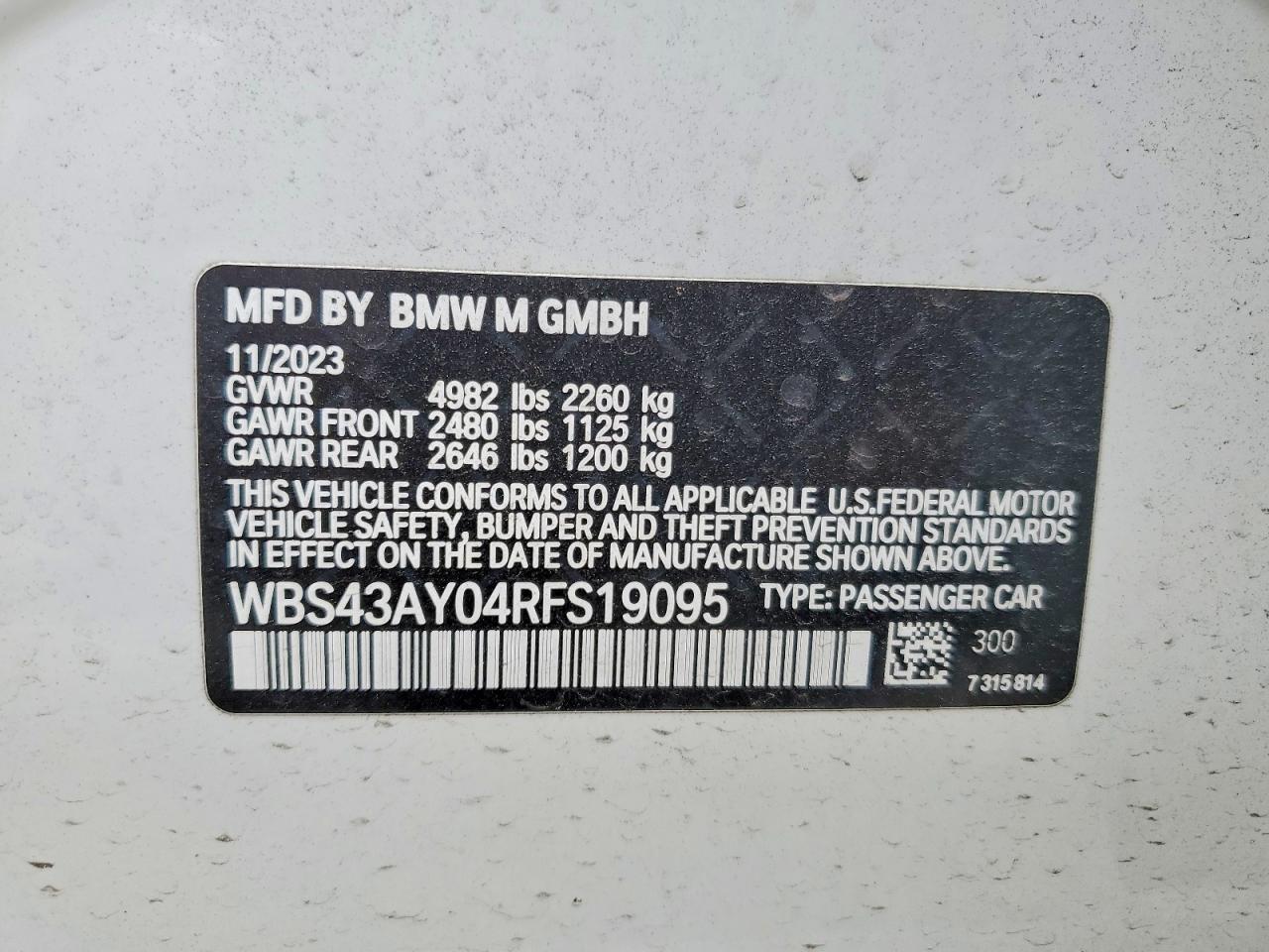 BMW M3 2024 — 13