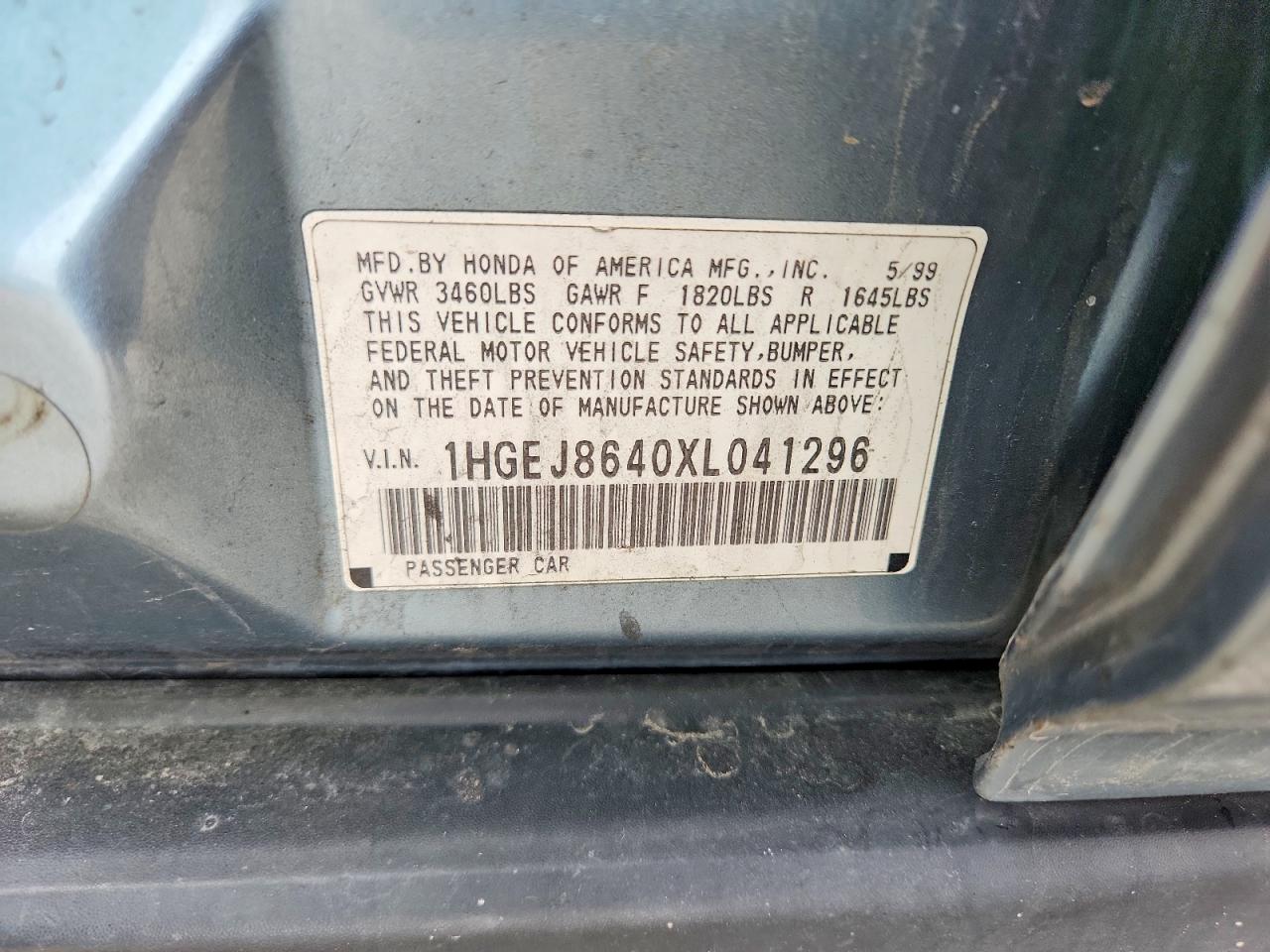 HONDA CIVIC 1999 — 13