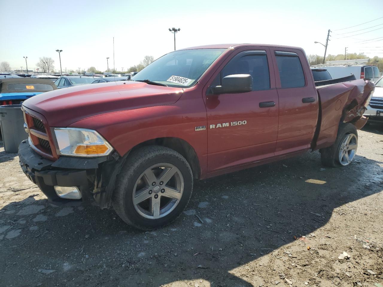 DODGE RAM 1500 2012 — 2