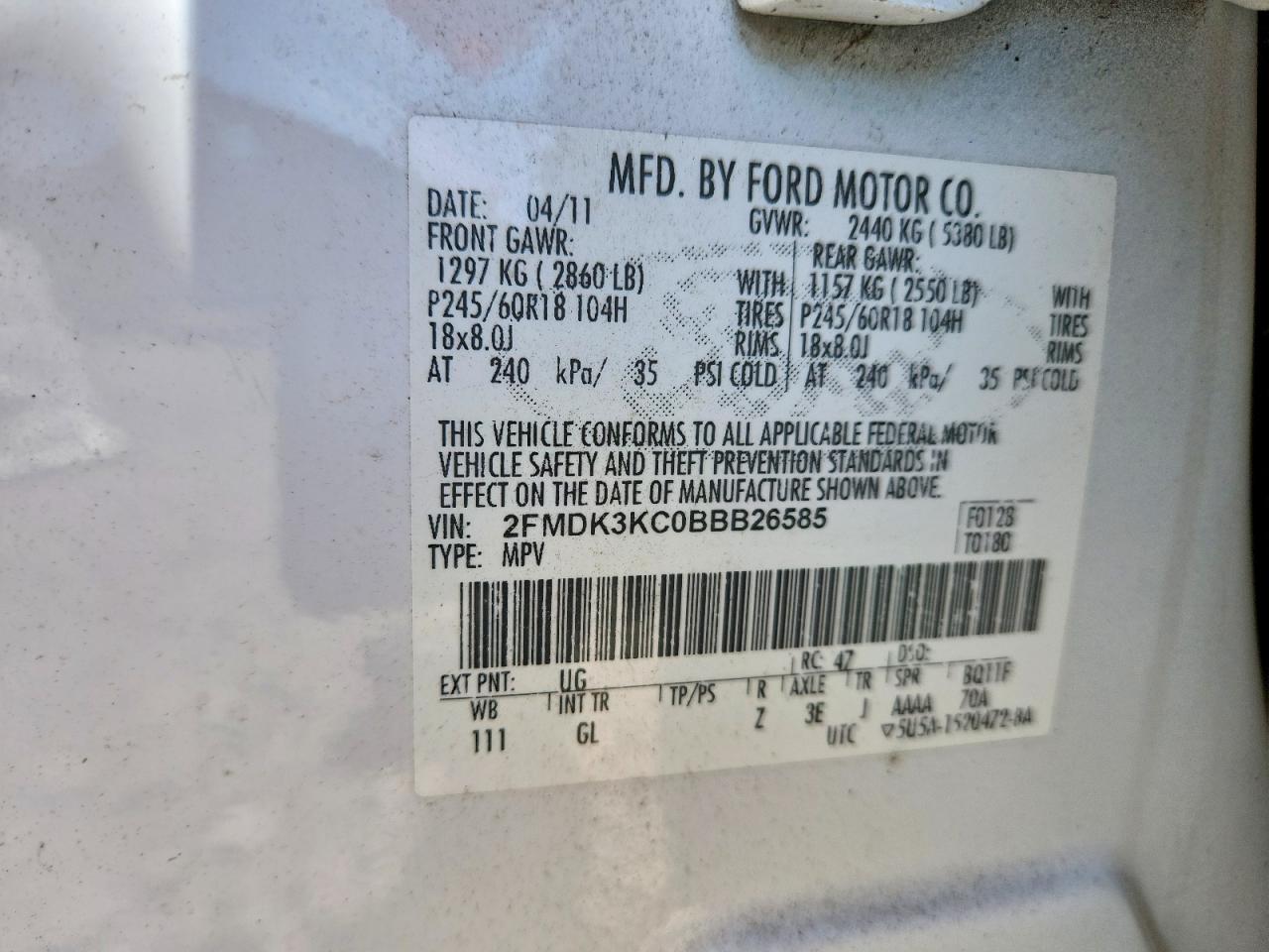 FORD EDGE 2011 — 14