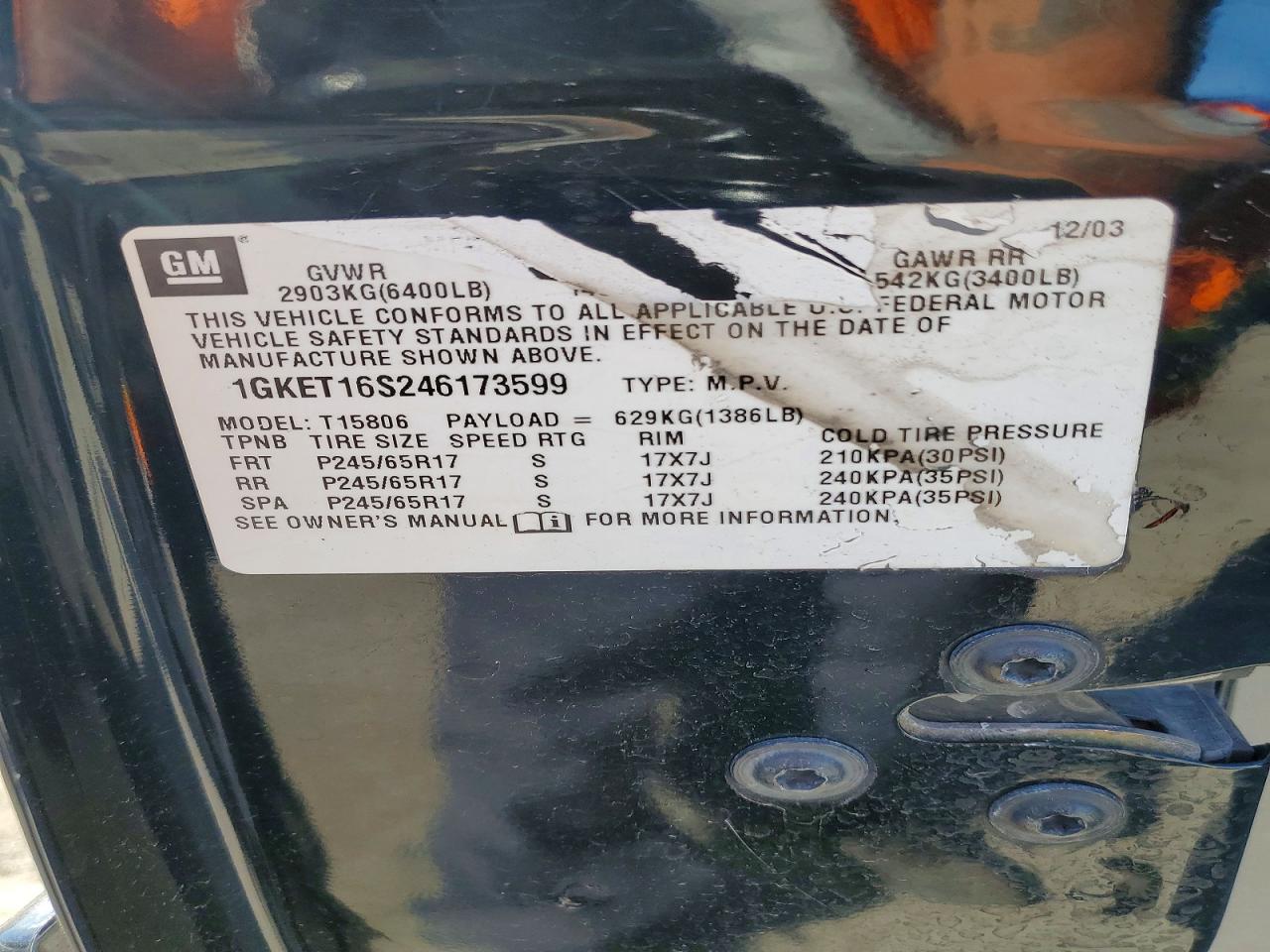 GMC ENVOY 2004 — 15
