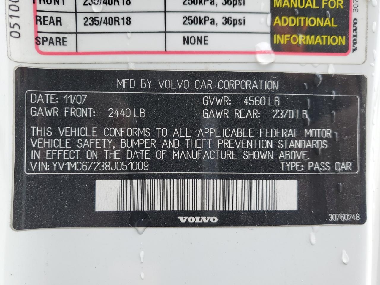 VOLVO C70 2008 — 13