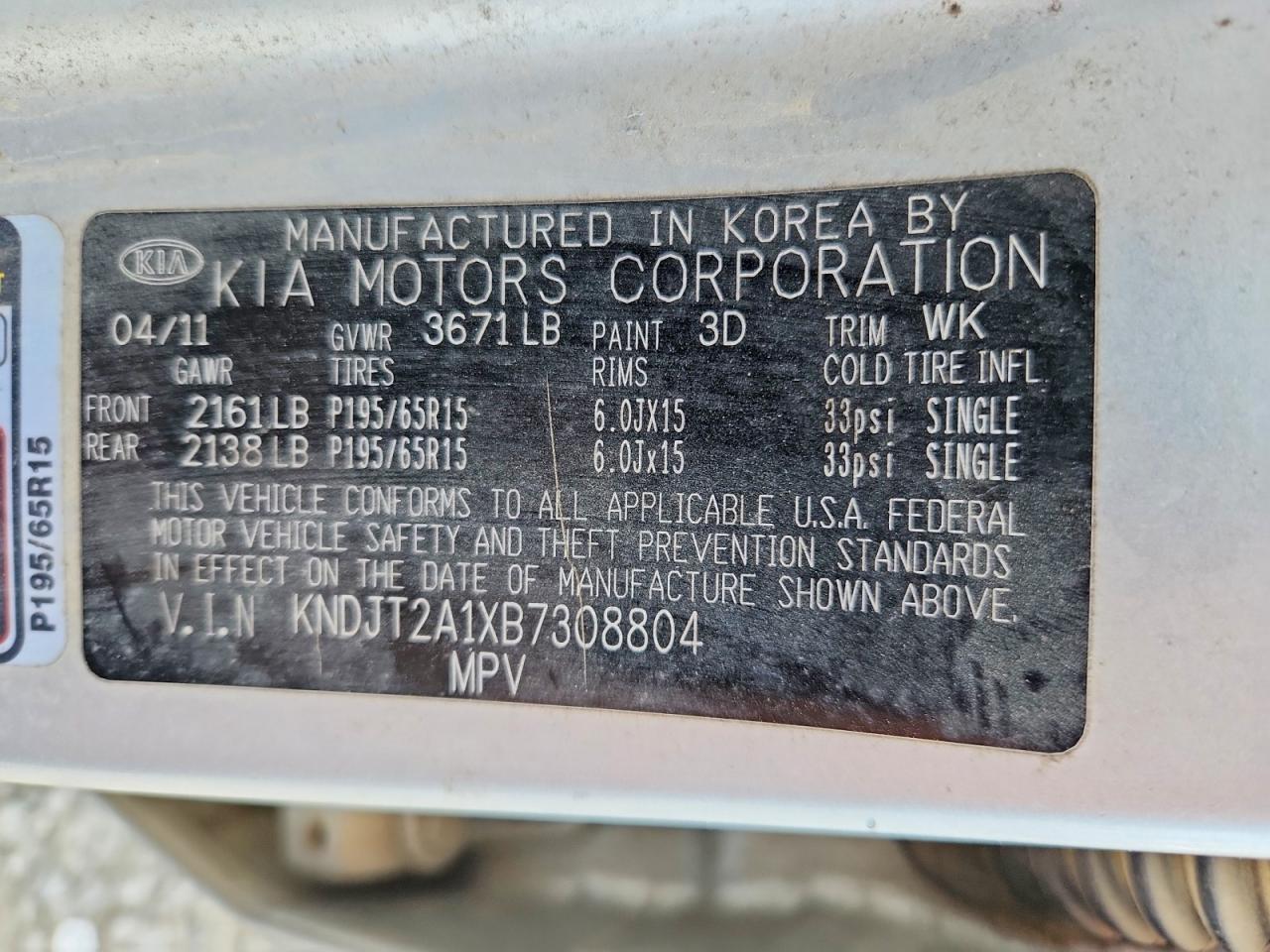 KIA SOUL 2011 — 14