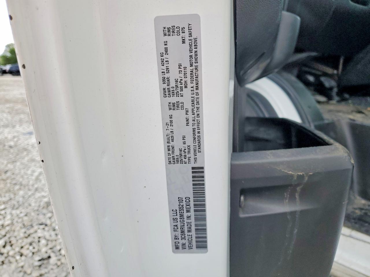 RAM PROMASTER 3500 2021 — 13