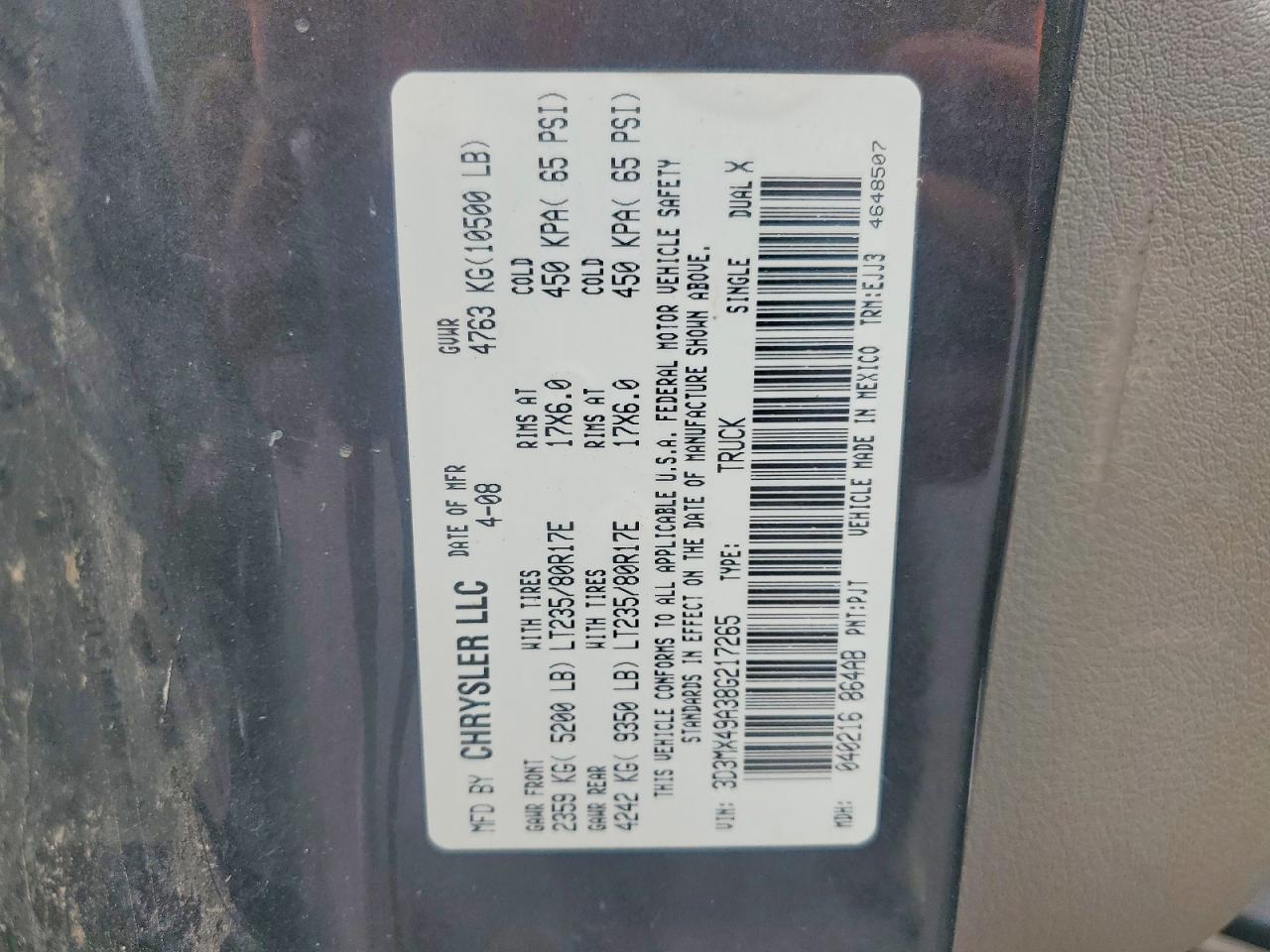 DODGE RAM 3500 2008 — 13