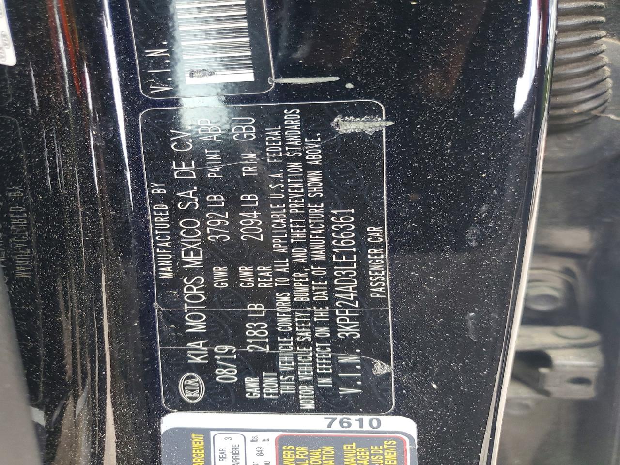 KIA FORTE 2020 — 13