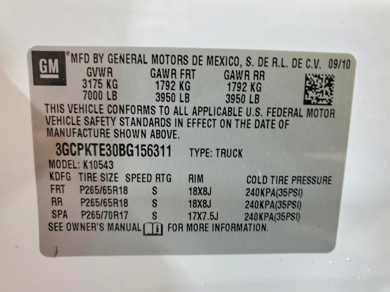 CHEVROLET SILVERADO 2011 — 13