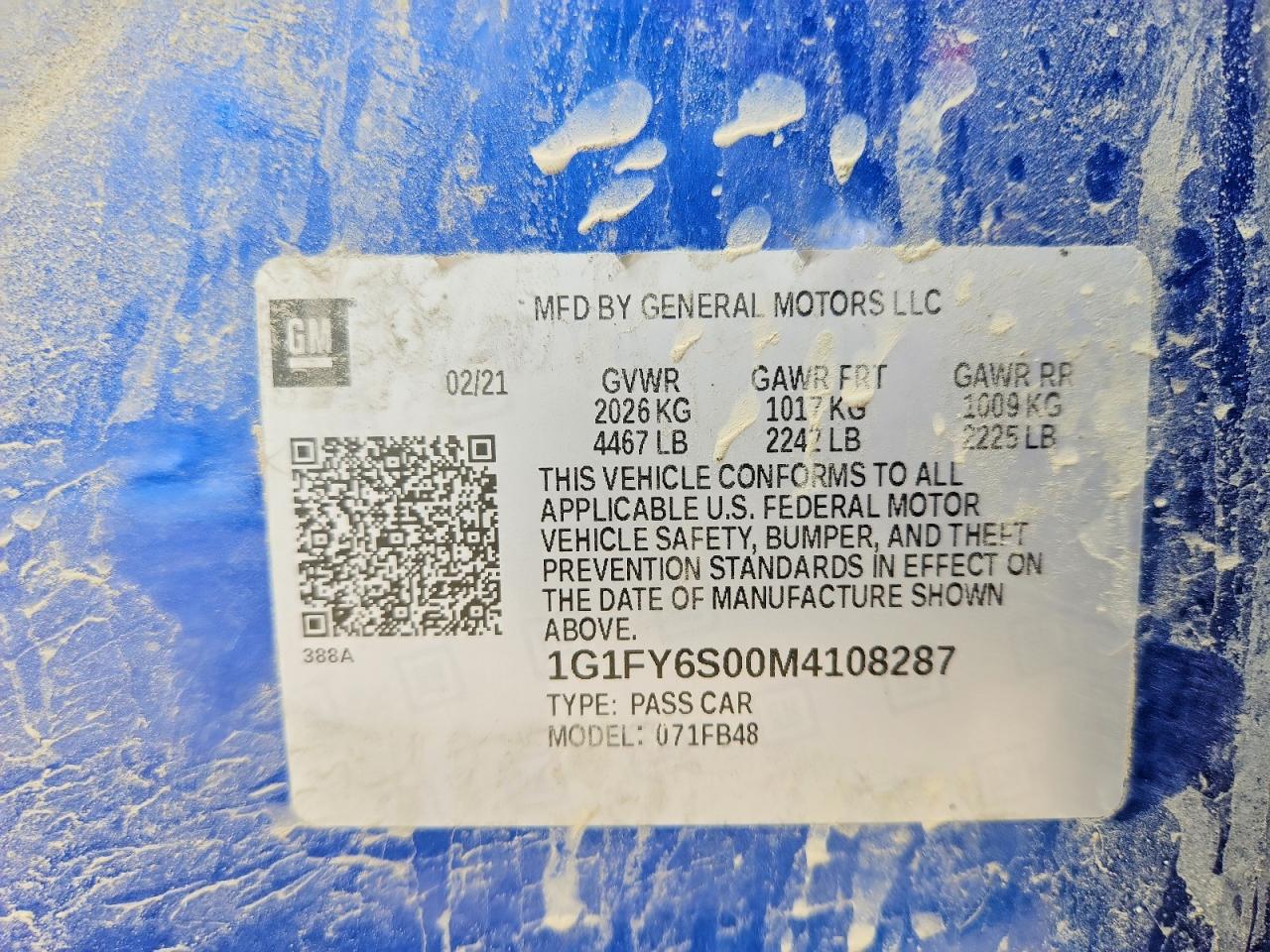 CHEVROLET BOLT EV 2021 — 13