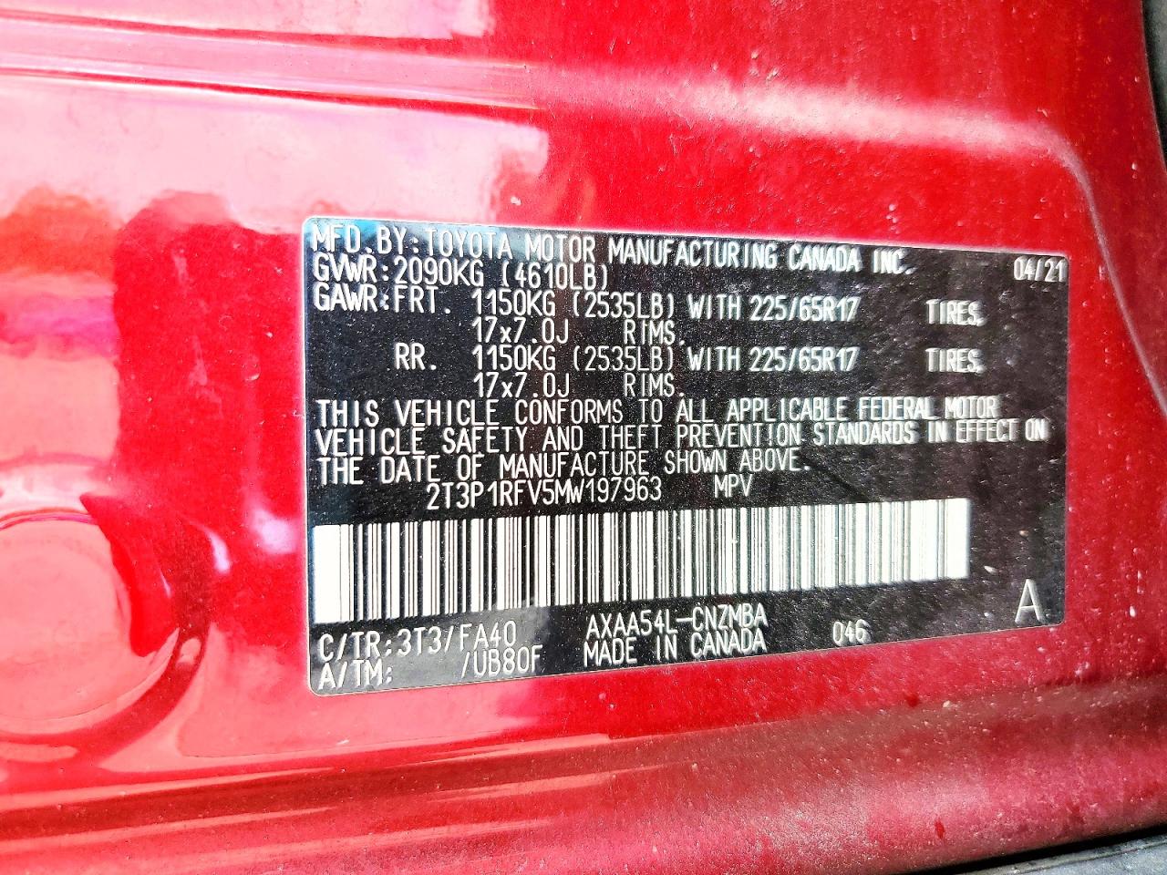 TOYOTA RAV4 2021 — 14