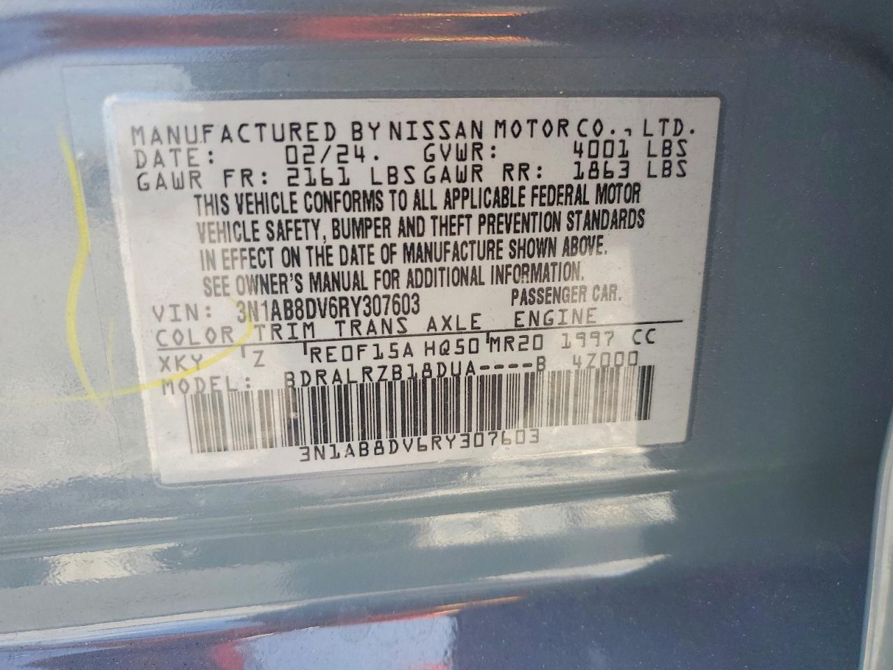 NISSAN SENTRA 2024 — 13