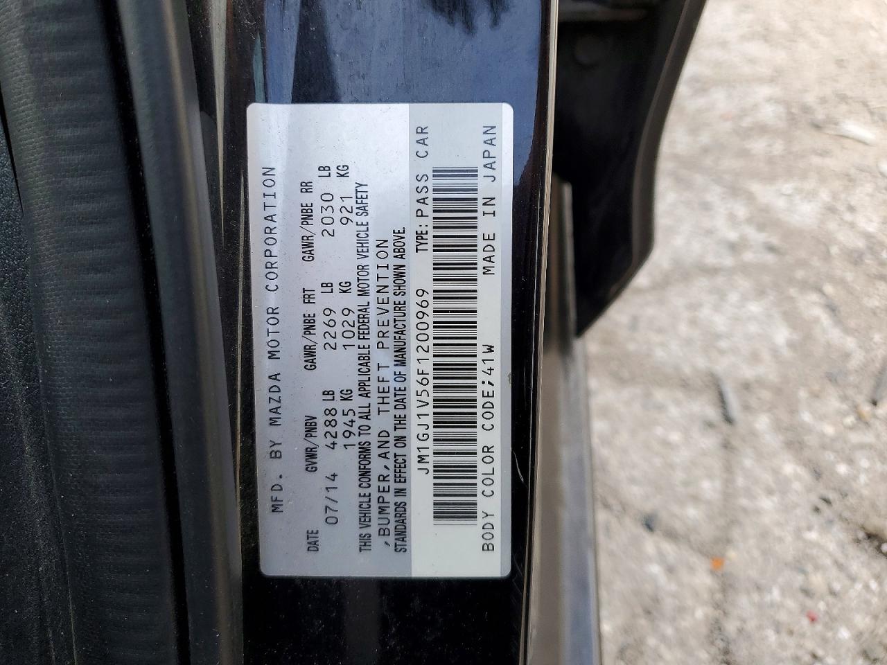MAZDA 6 2015 — 13