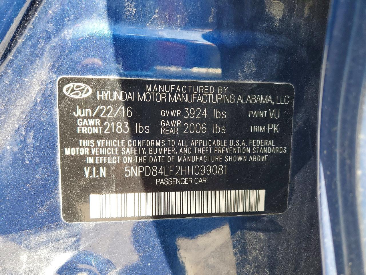 HYUNDAI ELANTRA 2017 — 13