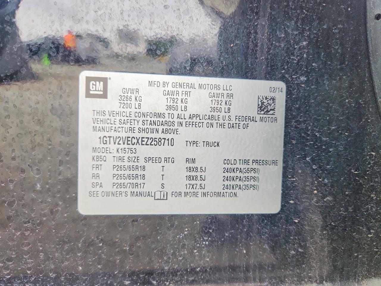 GMC SIERRA 2014 — 13