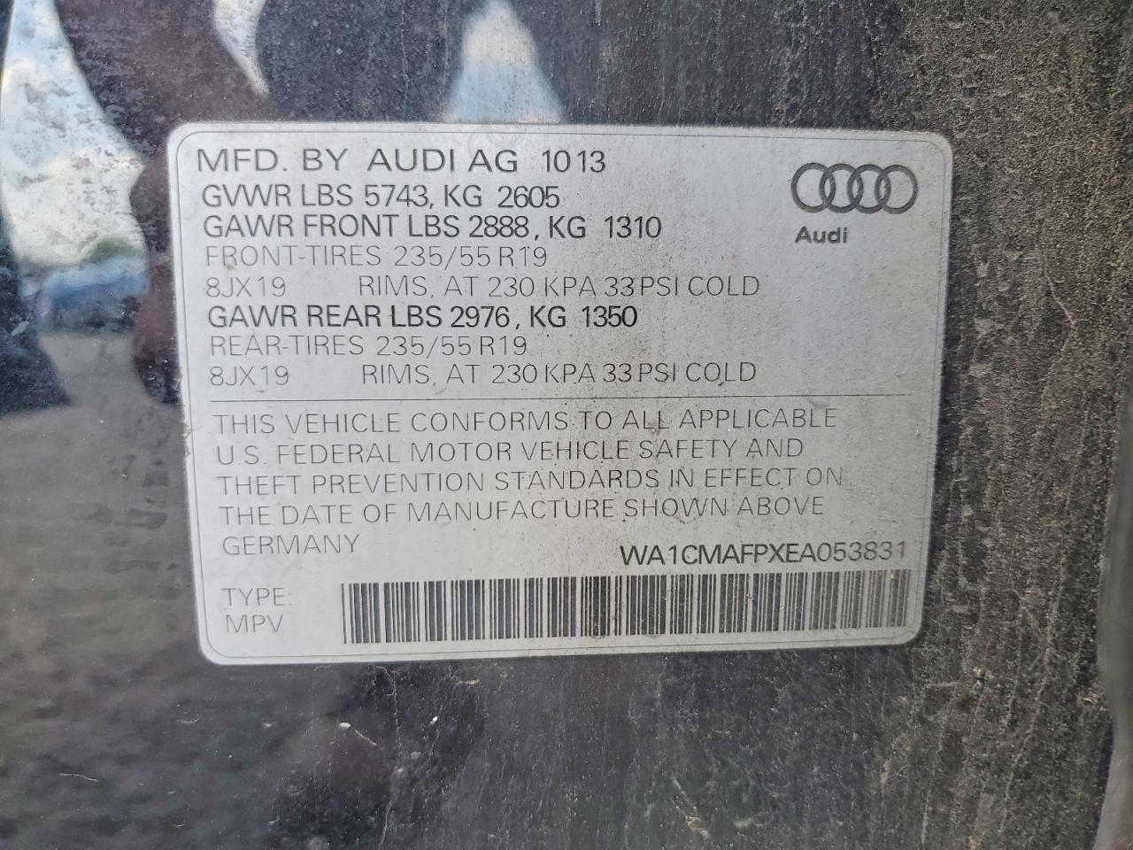 AUDI Q5 2014 — 14