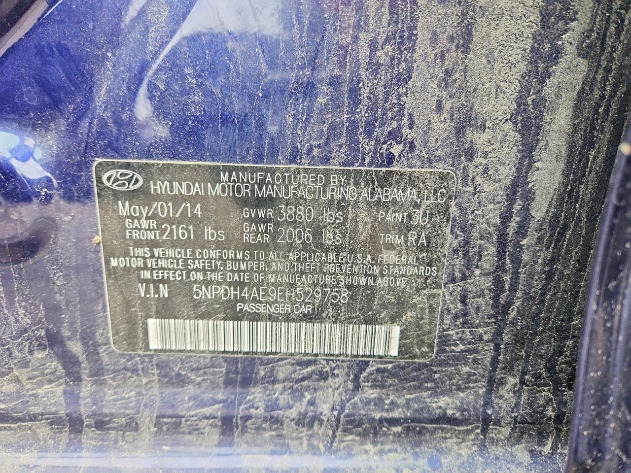 HYUNDAI ELANTRA 2014 — 13