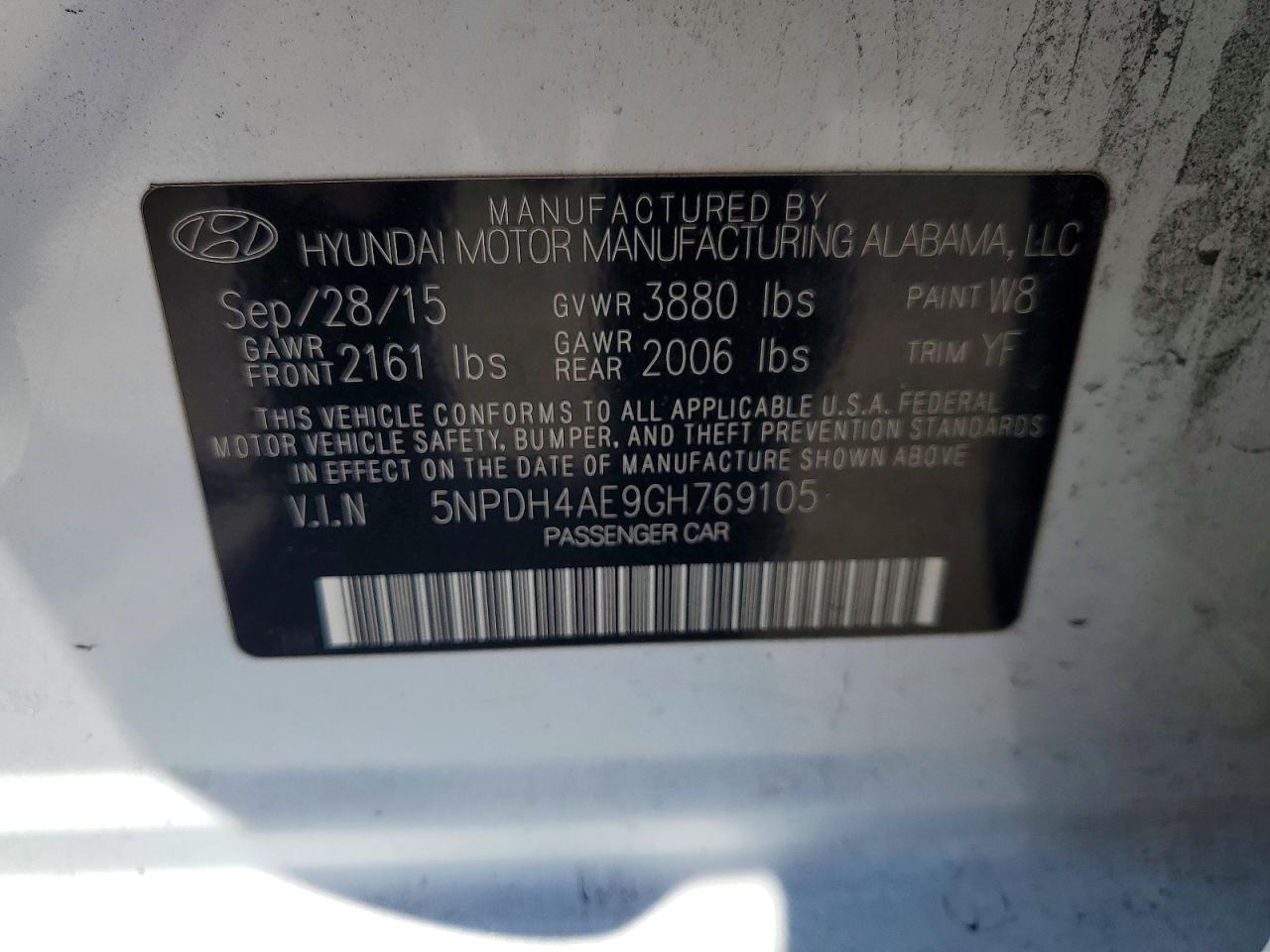 HYUNDAI ELANTRA 2016 — 13