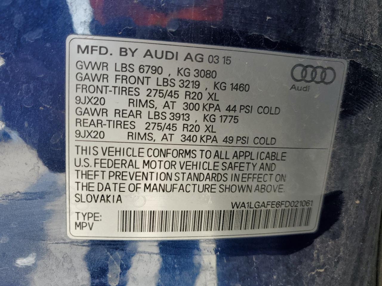 AUDI Q7 2015 — 14