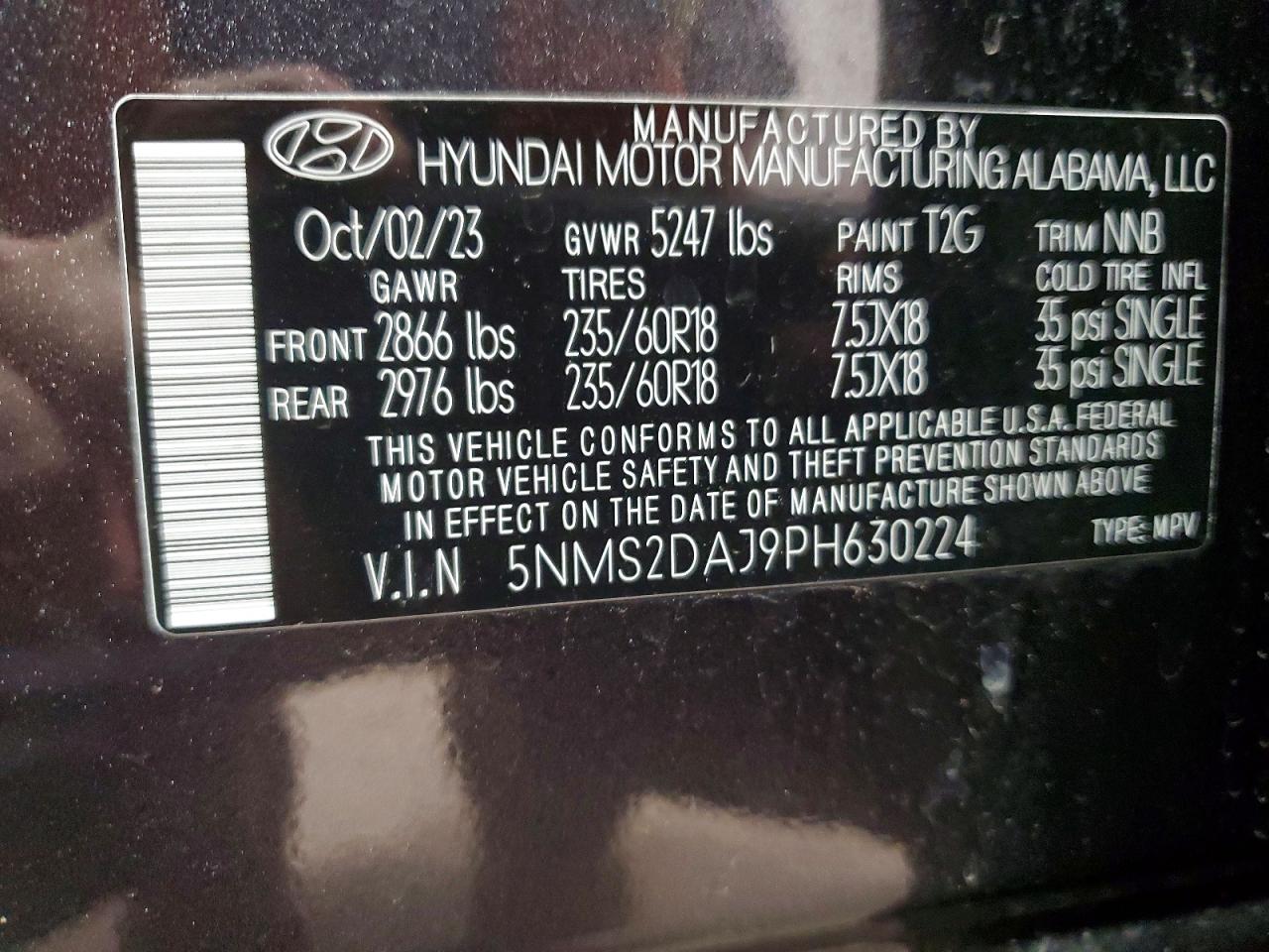 HYUNDAI SANTA FE 2023 — 15