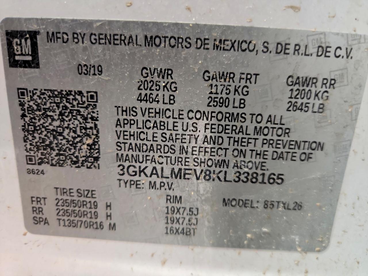GMC TERRAIN 2019 — 13