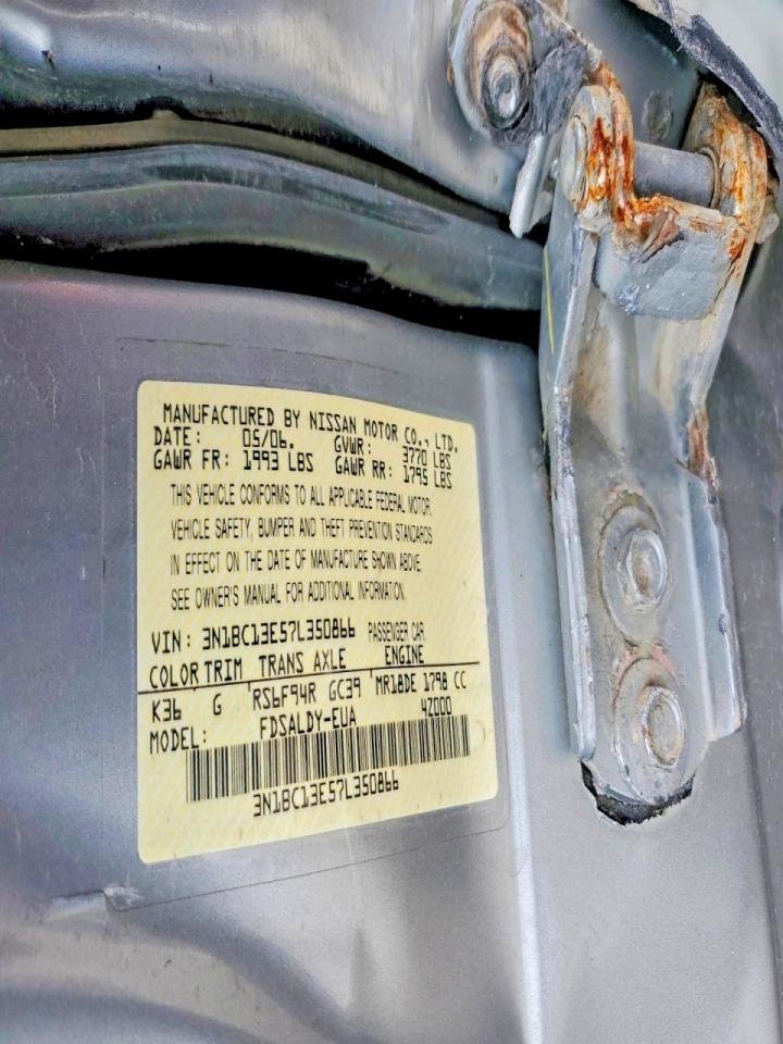 NISSAN VERSA 2007 — 13