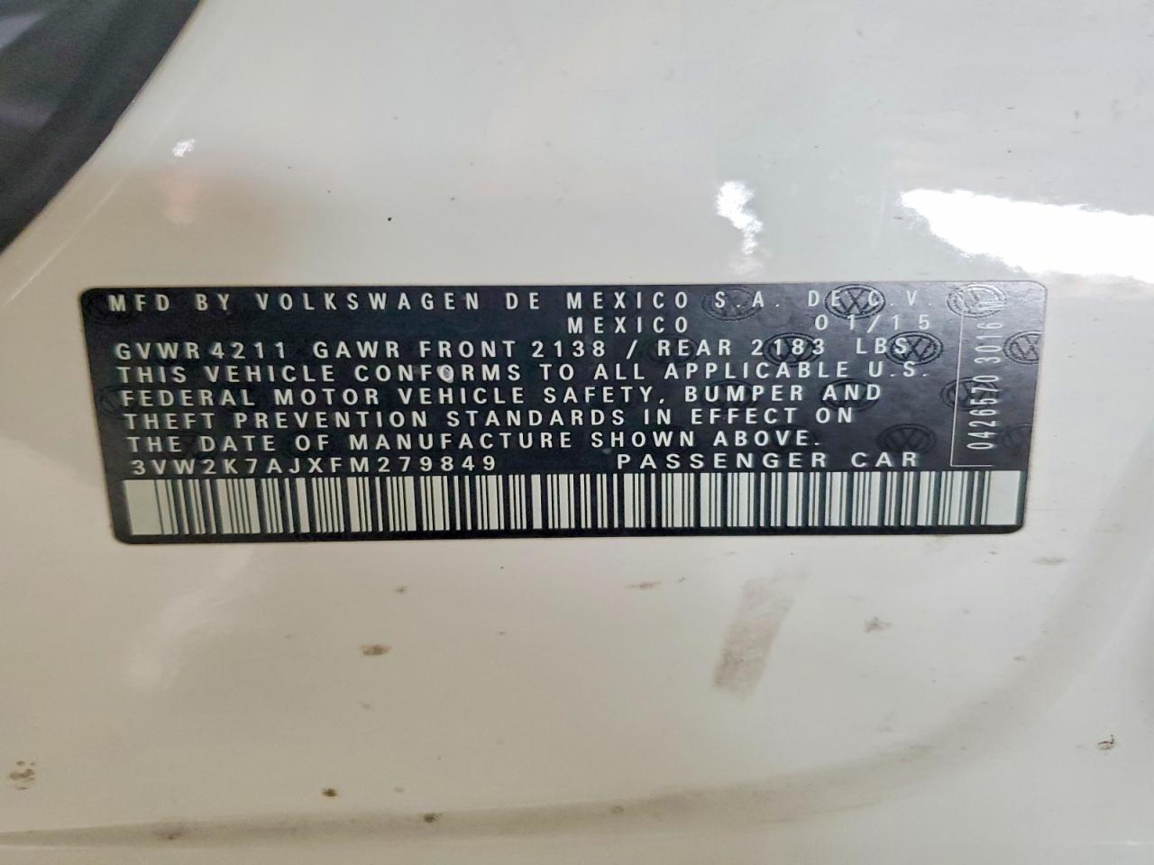 VOLKSWAGEN JETTA 2015 — 13
