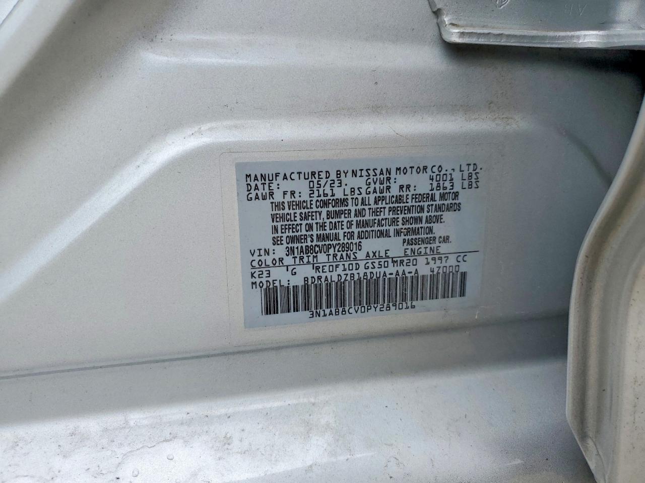 NISSAN SENTRA 2023 — 13