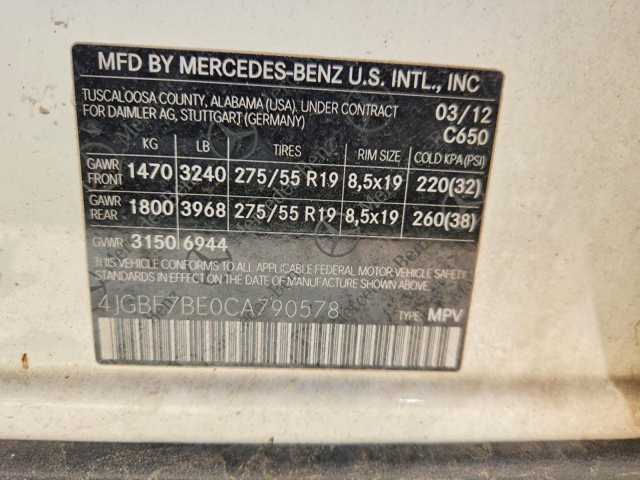 MERCEDES-BENZ GL 2012 — 14