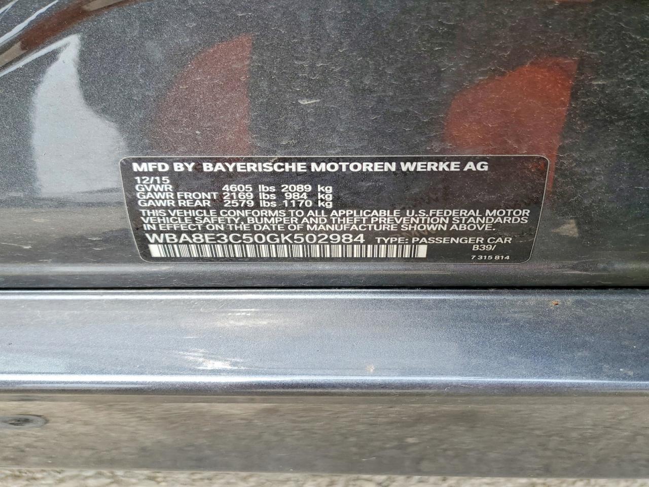 BMW 328 2016 — 13