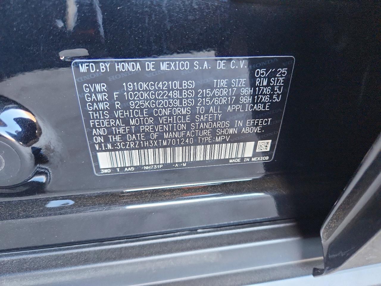 HONDA HR-V 2026 — 14