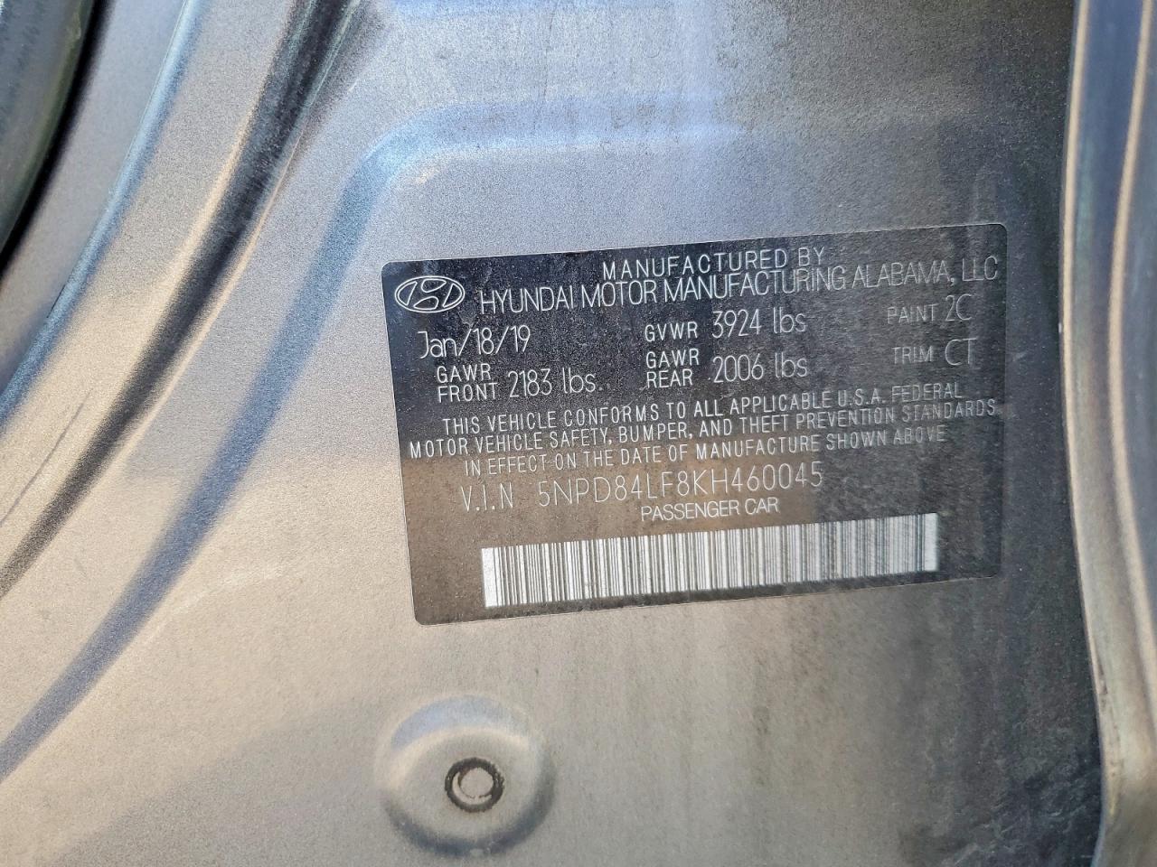 HYUNDAI ELANTRA 2019 — 13