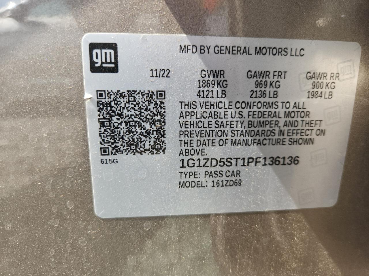 CHEVROLET MALIBU 2023 — 13