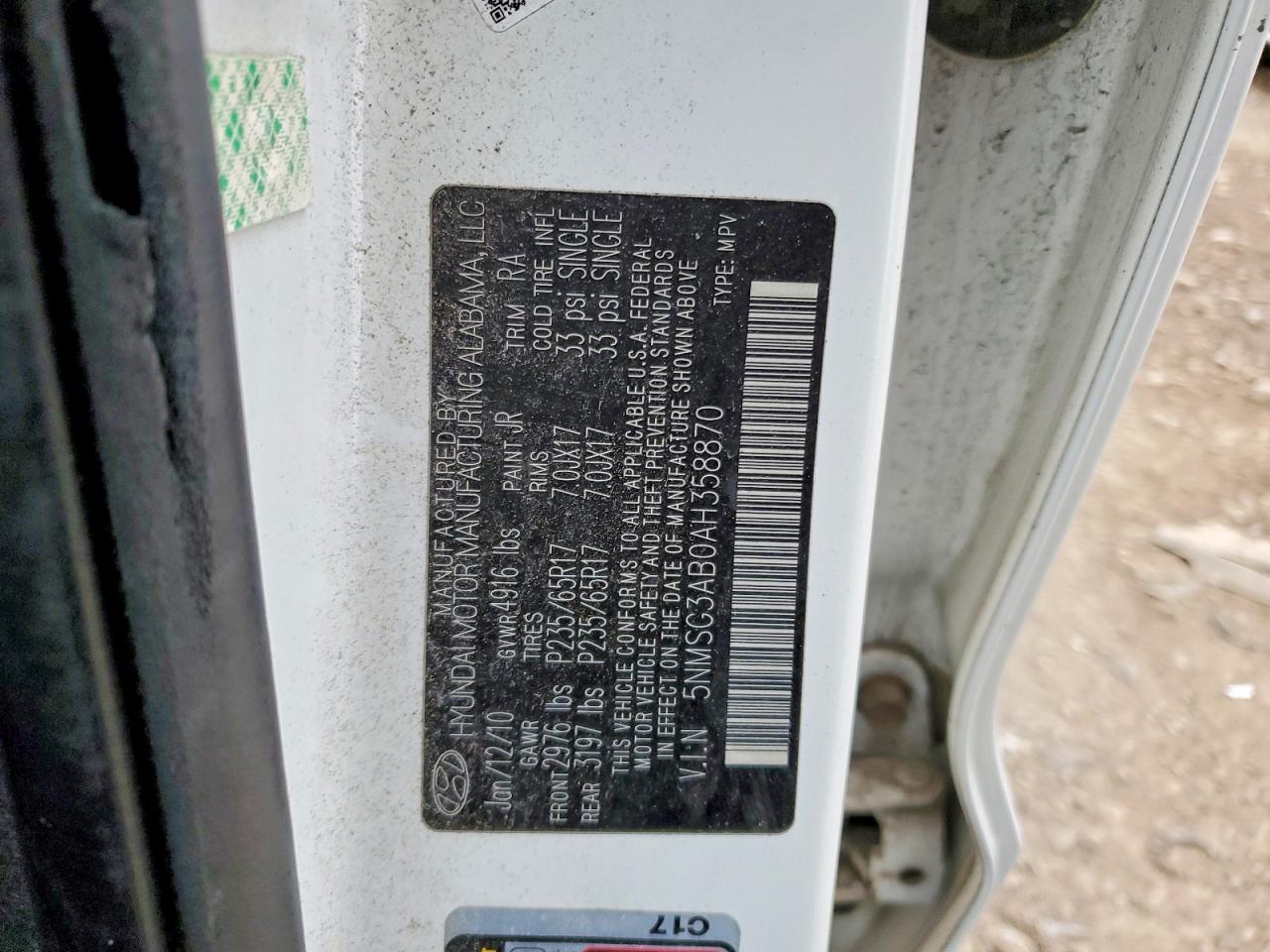 HYUNDAI SANTA FE 2010 — 13