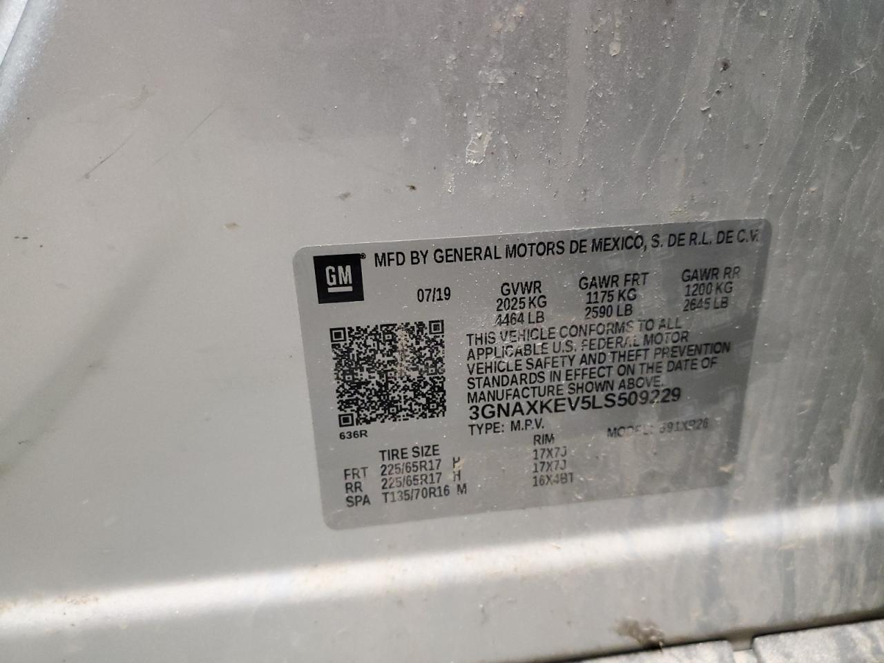 CHEVROLET EQUINOX LT 2020 — 14